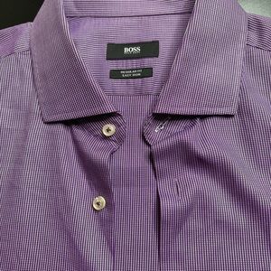 Purple Hugo Boss Shirt